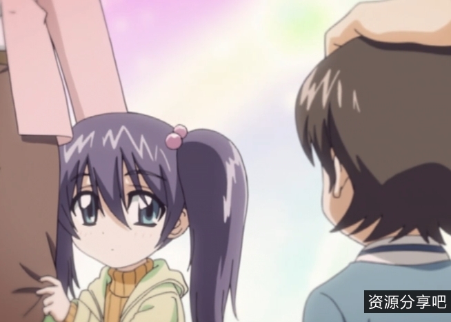 紫发干妹妹被黑衣人互动，以为是哥哥