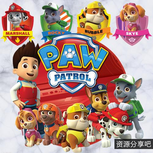 下载《汪汪队立大功》英文版本1-7季全集，阿里云、百度云资源和网盘驱动器全部支持！