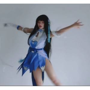 虎牙二次元美少女浮力姬小余、小玉儿Cosplay秀萝西施4V-575M紫薇秀反差婊