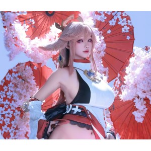 推特十六夜淚绝密展示COS套图5三人游671MB